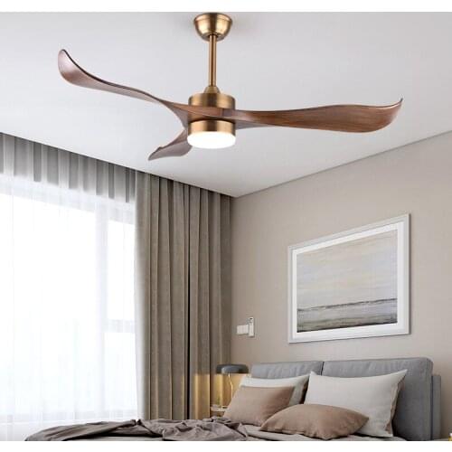 European bedroom ceiling fan lamp living room large wind power fan light ceiling fan integrated dining room ceiling fan lamp