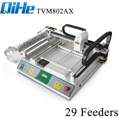 Easy Use Automatic PCB Printing Machine with 2 Cameras and 29 Feeders, Desktop SMT Pick and Place Machine for SMT Line