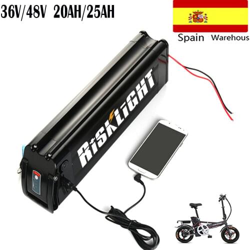 36 Volt 350w 500w silver fish battery 36v 25ah 10ah 15ah 20ah 1000w bafang electric bike battery with 5v USB discharge port