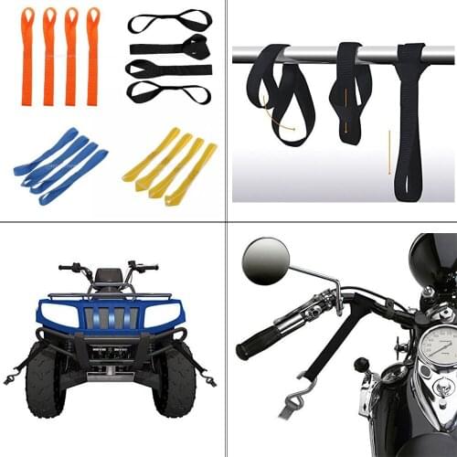 4Pcs 1200 lb Soft Loop Tie Down Straps for ATV Trailer Motorcycle Towing Hauling Cargo Snowmobile