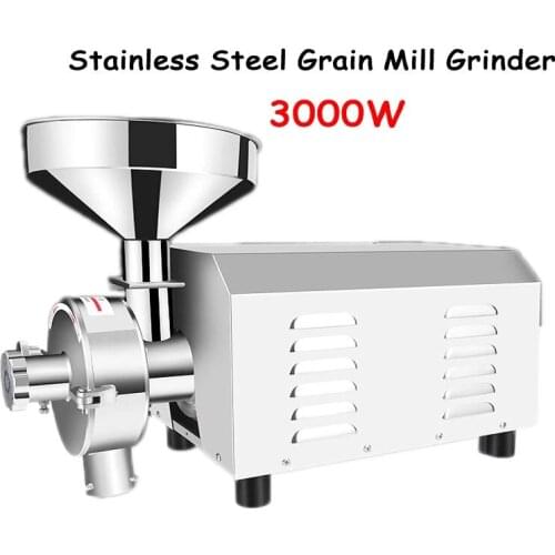 Desktop Ultra-Fine Particle Grinder, Stainless Steel Grinder, Commercial Herbal Dry Grinder Equipment