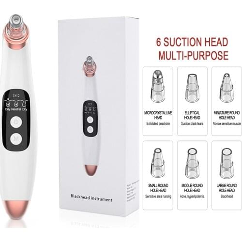 USB Blackhead Remover T Zone Pore Acne Pimple Removal Face Deep Nose Cleaner Vacuum Suction Facial Beauty Clean Skin Tool
