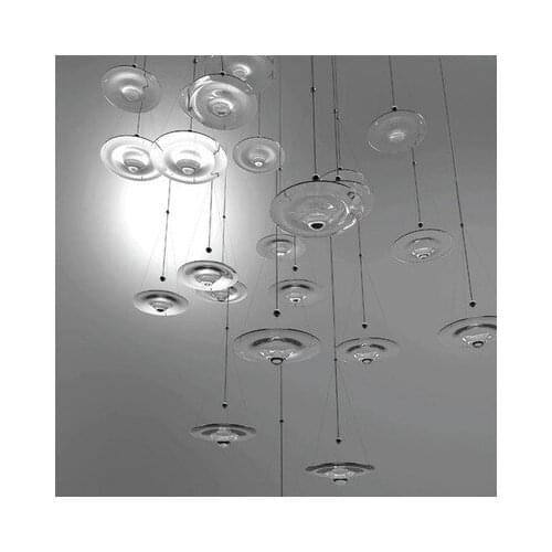 Vintage crystal industry brand luminaire suspendu modern led chandelier living room decoration lampes suspendues avizeler