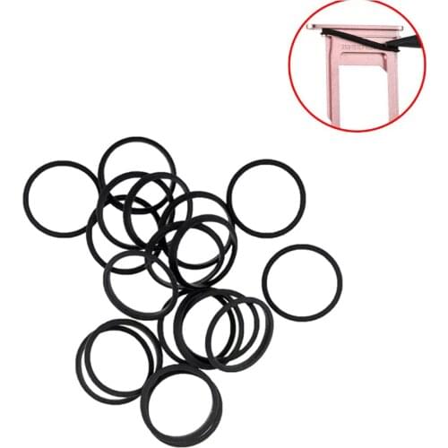 Waterproof Rubber Ring Seal Gasket Sim Card Tray Slot Holder Replacement Parts For iPhone 7 7Plus 8G 8 Plus X XR XS Max