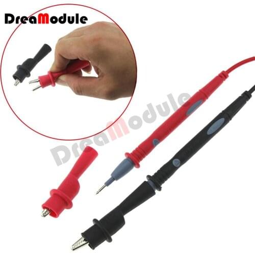 1 Pairs Alligator Crocodile Test Clips Clamps for Multimeter Tester Probe Electrical Clamp Testing Probe Meter