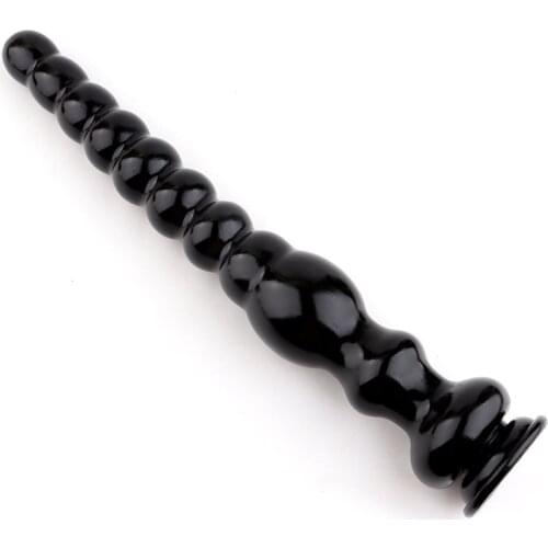 35cm Soft Anal Beads Big to Small Anus Butt Plug With Suction Cup For Women Men Prostata Massage Adult 18 Masturbate Sex Toys