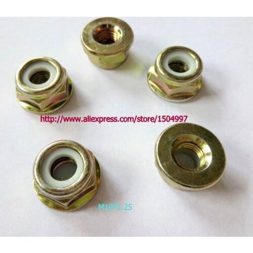 5pcs 2016 NEW Brush Cutter Gear Head Case Nut M10*1.25 Left Hand 5PCS