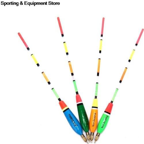 5Pcs/lot Fishing Float Barguzinsky Fir Floats Float 3+2g/4+2g/5+2g/6+2g Mix Color For Carp Fishing Fishing Tackles Tools