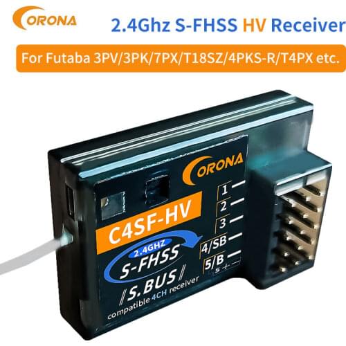 CORONAS C4SF-HV S-FHSS/FHSS compatible receiver SBUS 3PV 3PK 4PKS T14SG