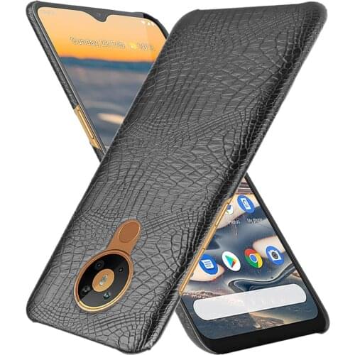 Case for Nokia 5.3 Crocodiel Texture PU Leather Back Hard Plastic Case Cover For Nokia 5.3 TA-1234 TA-1223 TA-1227 TA-1229