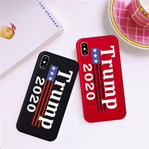 Donald Trump Election 2020 Phone Case Fit for IPhone 11 Pro Max 6s 6Plus 7 8 Plus X XR XS MAX Back Cover