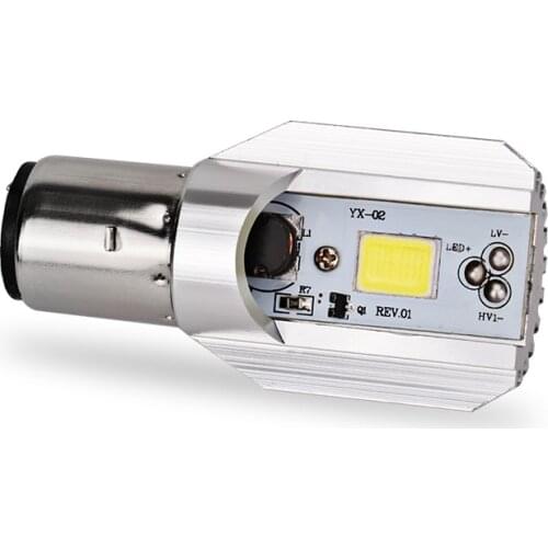 Cob Ba20d Led Motorcycle Headlight Bulb H6 Ba20d Led 12v Lamp H6 Motorcycle Scooter Light Bulb Motorbike Accessories Lights Lamp