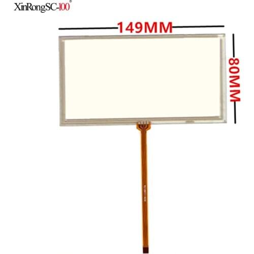 For JVC KW-AV50 149*80mm 6 inch 149mm*80mm 4 wire Universal LCD Touch Screen Panel Digitizer CAR GPS