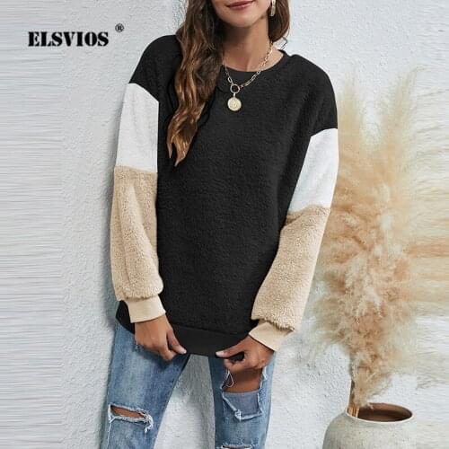 Женские толстовки утепленные ELSVIOS China At AliExpress