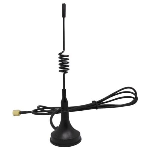 SW433-XP1M - 433MHz pigtail antenna 1m extension cable SMA-J interface magnet Sucker Antenna