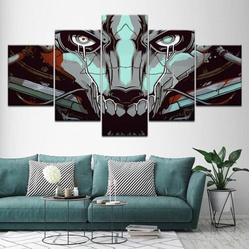 Canvas Painting Tears portrait 5 Pieces Wall Art Painting Modular Wallpapers Poster Print for living room Home Decor