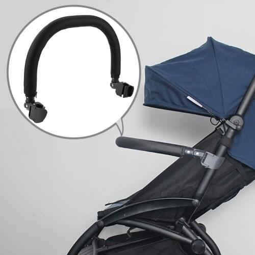 Stroller Handle Bar for Baby Yoya Stroller Babyzen Yoyo Handlebar Armrest Pu Leather Cover Bumper Bar Trolley Pram Accessories