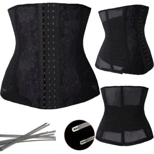 Waist Trainer Body Tummy Control Corset Shaper Corset Waist Training Cincher 4 Steel Bone Body Girdle Shaper Women
