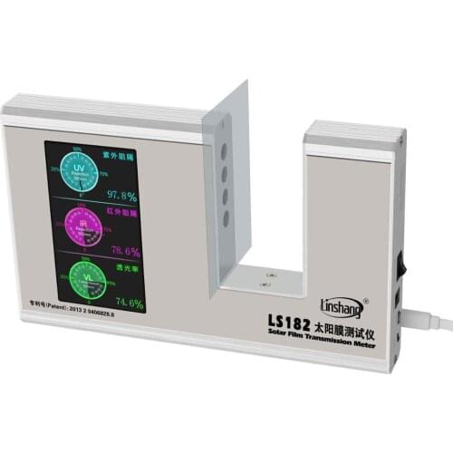 LS163A Solar Film Transmission Meter Tint Meter for UV Infrared and VL transmittance automobile windshield & stick-film glass