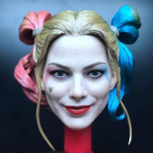 1/6 Scale Clown Head Sculpt Prison Version Joker Head Carving Model Fit 12'' Female Action Figure Body In Stock