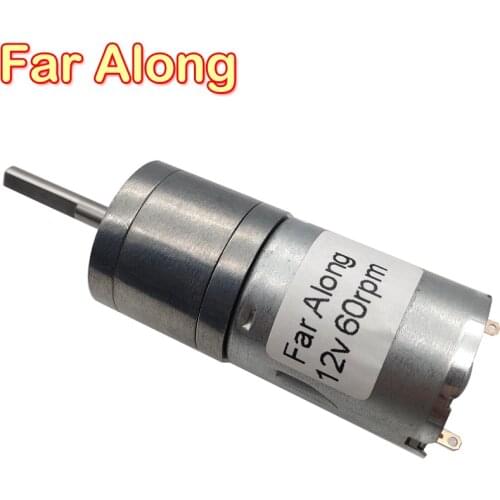 Micro DC Gear Motor 6V 12V 24V Shaft Length 25MM Low Speed 12 To 1360RPM Adjustable Speed Reversed For DIY Micro Smart Device