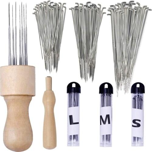 MIUSIE Wool Felting Tool Kit Needle Felting Supplies with 90Pcs Needles 3Pcs Needle Bottles,2Pcs Needle Felting Pen for Beginner