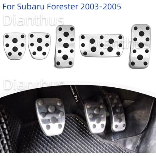 For Subaru Forester 2003-2005 Car Accelerator Gas Brake Foot Pedal Cover Pad AT MT Pedals