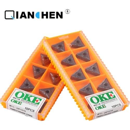 Original quality 10pcs/lot OKE high precision high performance high strength CNC TNMG160408-OMM OP1215 industry carbide inserts
