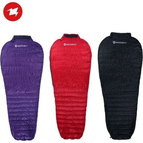 AEGISMAX NANO Mummy Portable Three Seasons Ultra Light Goose Down Sleeping Bag Outdoor Camping Tent Lazy Bag