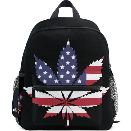 Flag Backpacks For Girls Children Schoolbags mochilas escolar black for teenage boys Children Primary school bags Women Backpack