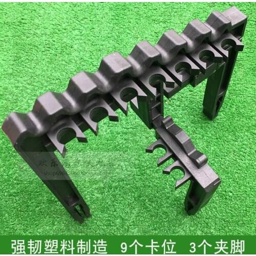 Golf Club rack fixing rack, golf supplies accessories, iron bar protection rack, ball bag rack, plastic clip