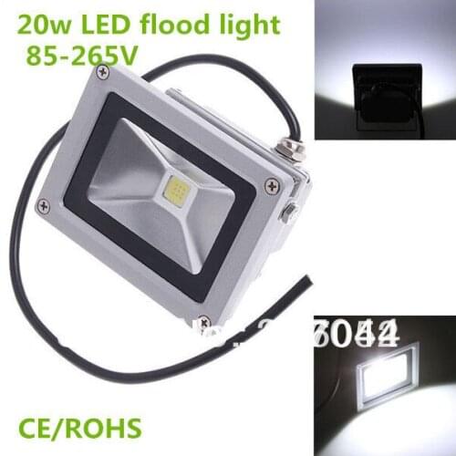LED Landscape Lighting outdoor LED Waterproof FloodLight 20w 85-265v Pure White cool white