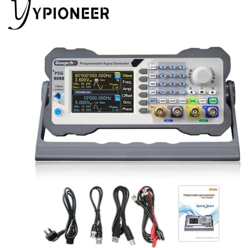 PSG9080 80MHz Digital Control DDS Programmable Signal Generator Dual Channel Aribitrary Waveform Function Generator