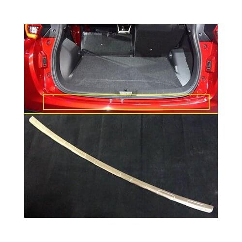 Outer Rear Bumper Protector Sill Trim 1pcs For Mitsubishi Eclipse Cross 2018