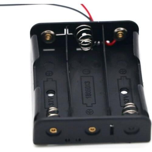 18650 Battery Holder Box 3.7V 18650 Plastic Storage Cases With Lead Wire Battery Boxes 13cm Battery Accessories Dropshipping New