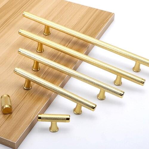 288 352mm Lengthen modern simple fashion gold wardrobe kitchen cabinet door handle Creative carving drawer cupboard pull knob 5"