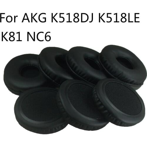 70MM Headphone Earpads Replacement for AKG K518DJ K518LE K81 High Quality Headphone Repair Parts Earpads Cushion for AKG NC6