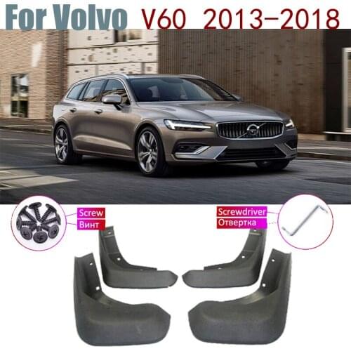 Fender Mud Guard Flap Splash Flaps Mudguards Accessories Car Mudflap For Volvo V60 Cross Country 1st Gen 2018~2013 2017 2016