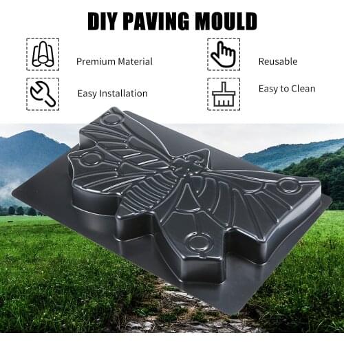 DIY Paving Mould Brick Stone Road Path Maker Mould DIY Lawn Concrete Paving Garden Patio Path Molds Walkway Moulds