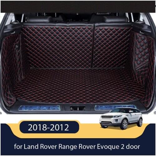 Good quality! Special car trunk mats for Land Rover Range Rover Evoque 2 door 2018-2012 waterproof cargo liner mat boot carpets