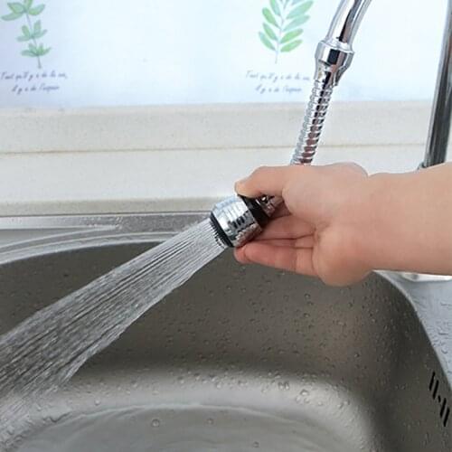 Kitchen Accessories 2 Modes 360 Rotatable Bubbler High Pressure Faucet Extender Water Saving Bathroom Kitchen Gadgets Supplies