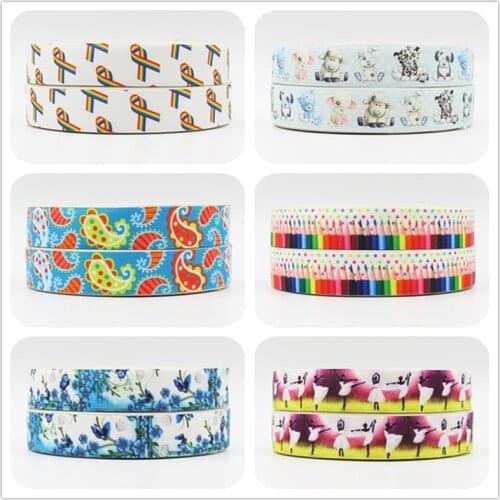 Q&N ribbon 7/8'' 22mm Super Hero Bat Cartoon Logo Printed Grosgrain Ribbon Webbing Bows Accessory 50yds/roll Free Shipping