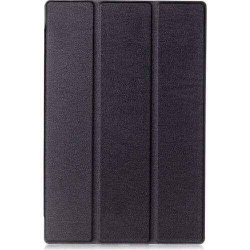 Magnetic 3 Folding Folio Stand Case for Sony Xperia Z2 10.1 inch Tablet Flip PU Leather Stand Protective Funda Case+film