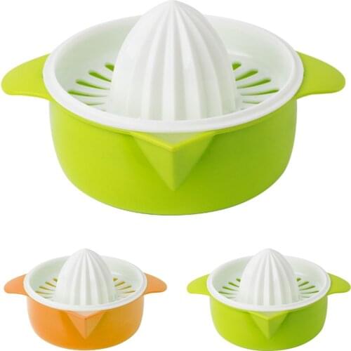 Mini Cute Portable Juicer Manual Juicer Extractor Grater Hand Squeezer with Strainer Bowl Orange Lemon Squeezer Juicer Machine
