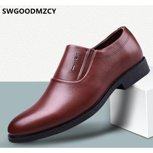 Office Shoes Men Classic Loafers Designer Shoes Men Dress Coiffeur Formal Leather Shoes For Men Sepatu Slip On Pria Big Size 48
