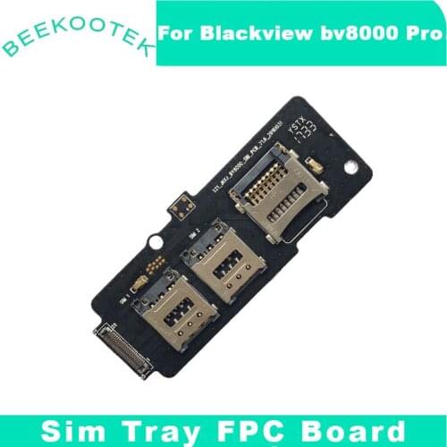 New Original For Blackvie BV8000pro Card Holder SIM Card Holder With Flex Cable Tray Card Slot Tray Reader For Blackview BV8000