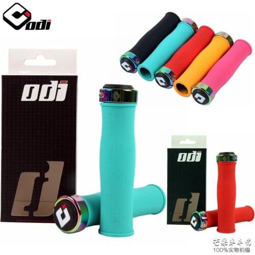 ODI Silicone Locking Handlebar grips Mountain Folding Bike Bicycle Locking Handlebar grips with Anti-slip Camouflage Lock Ring