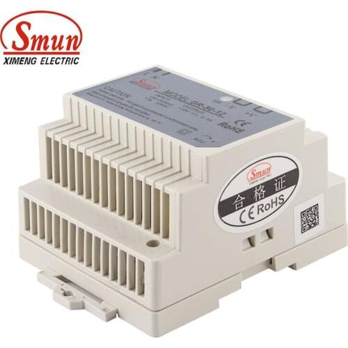 SMUN DR-30-12 30W 12V 2.5A Single Output AC-DC Indoor Din Rail Switching Mode Power Supply