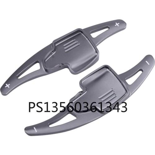 2xGray Steering Wheel Gear Shift Paddle Shifter Extension Fit For Ford Ecosport