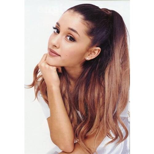 Custom Canvas Home Decoration Ariana Grande Poster Ariana Grande Wallpaper Music Singer Wall Stickers Office Bar Decor #2060